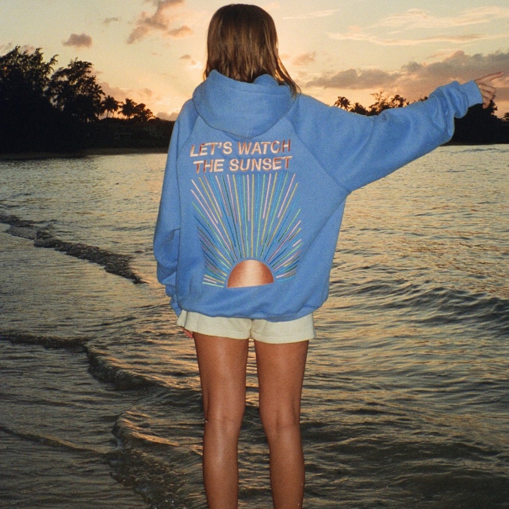 Dandy Worldwide Sky Blue Hoodie